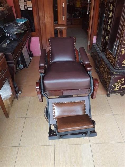 Kursi Barbershop Tua Dan Antik Jadoel Tempoe Doeloe Antik Furnitur Di