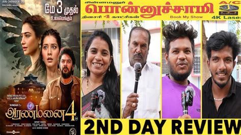 Aranmanai 4 2nd Day Public Review Sundar C Tamanna Rashi Kanna