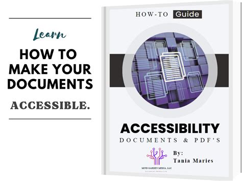 WCAG Best Practices For Documents Pdfs And E Books How To Use Docs