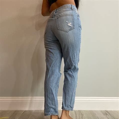 Lf Carmar Distressed High Waist Straight Leg Jeans Gem