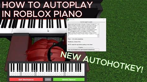 TUTORIAL How To Autoplay In Roblox Piano NEW AUTOHOTKEY SCRIPT 100