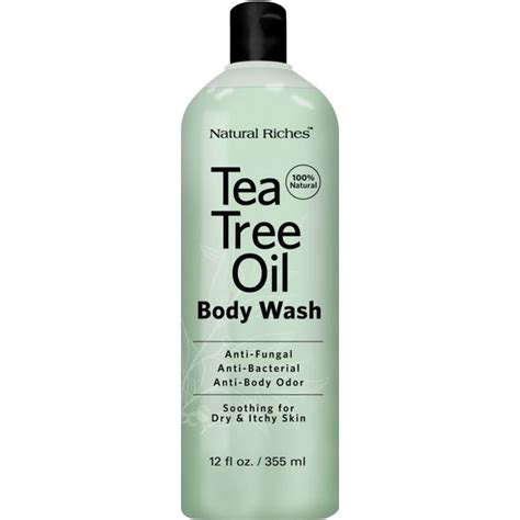 Antifungal Tea Tree Oil Body Wash Peppermint & Eucalyptus Oil ...