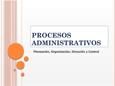 Calam O Procesos Administrativos