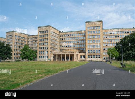frankfurt  main july   view   goethe university building
