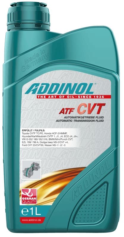 Addinol Atf Cvt Transmission Fluid Made In Germany Motorcars