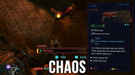 How To Get The Chaos Pistol Unique Missable Iconic Weapons Guide