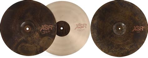 Sabian 14 Inch XSR Monarch Hi Hat Cymbals Bundle With Sabian Reverb