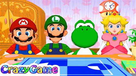 Mario Party Minigames Mario Vs Yoshi Vs Luigi Vs Peach Youtube