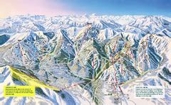 The Canyons Ski Trail Map - 4000 The Canyons Resort Dr Park City Utah 84098 • mappery