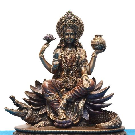 Sculpture Holy River Ganga 8.5 Ganga Statue Pure Water Source Divine Mother Mother Ganga Statue ...