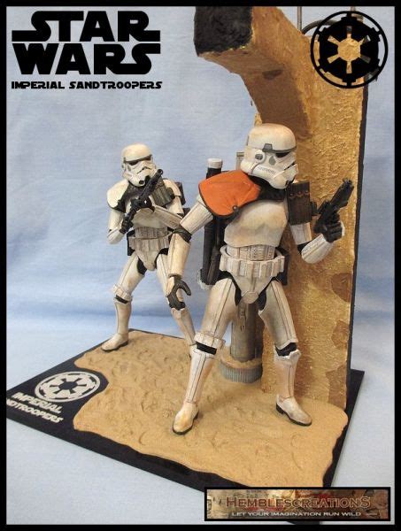 Imperial Sandtroopers Star Wars Custom Diorama Playset