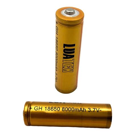 Bateria Recarregável para Lanterna Tatica LPJ 18650 1200mAh Luatek