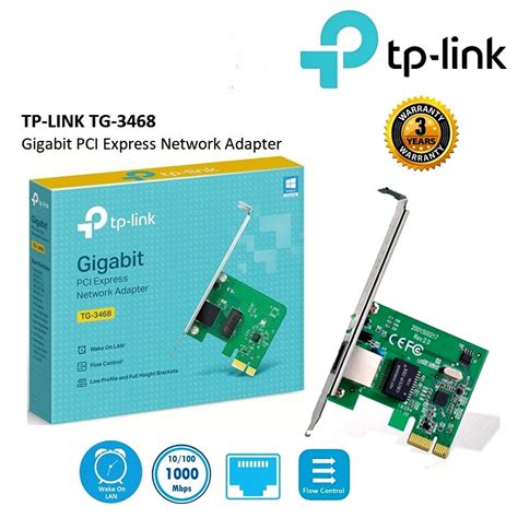 Lan Card Tp Link Tg Pci Express Gigabit Port