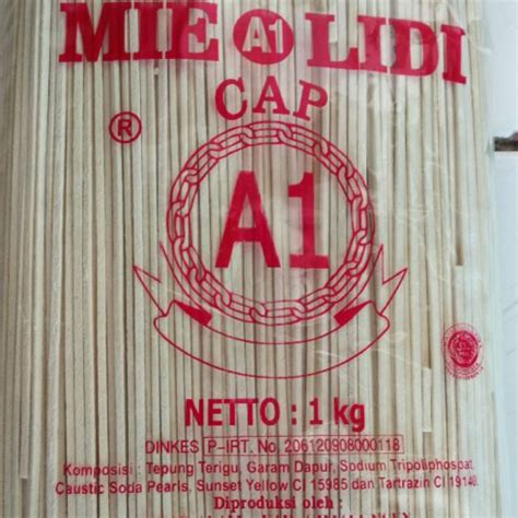 Jual Mie Lidi Mie Gomak Cap A1 1kg Shopee Indonesia