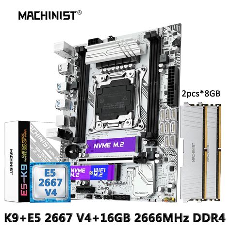 Machinist X K Motherboard Set Lga Xeon E V Kit Cpu