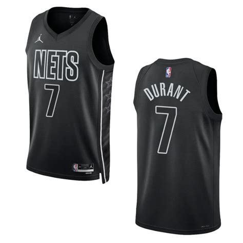 2022 23 Brooklyn Nets Kevin Durant 7 Black Jersey Soccer Jersey Yupoo