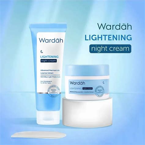 Wardah Lightening Night Cream Advanced Niacinamide Ml Gr Krim