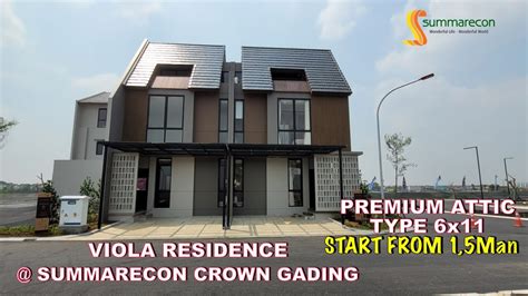 Viola Residence By Summarecon Crown Gading Type X Hook Premium