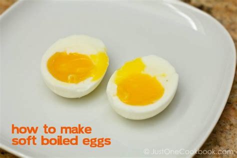 How To Make Soft Boiled Eggs Hanjuku Tamago 半熟玉子 • Just One Cookbook