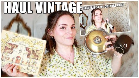 Haul Ressourcerie Boutique Vintage Vaisselle Friperie Cottage Core