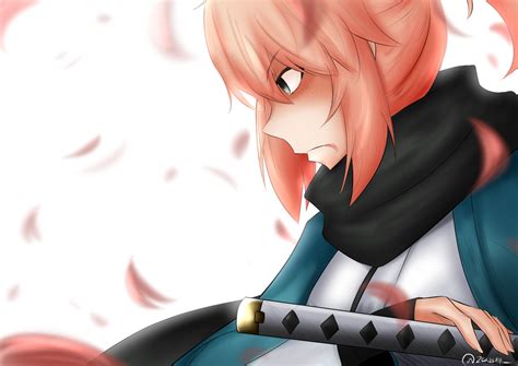 Okita By Zekushii123 On Deviantart