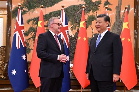 Australiens Premier Von Chinas Staatschef Xi Empfangen