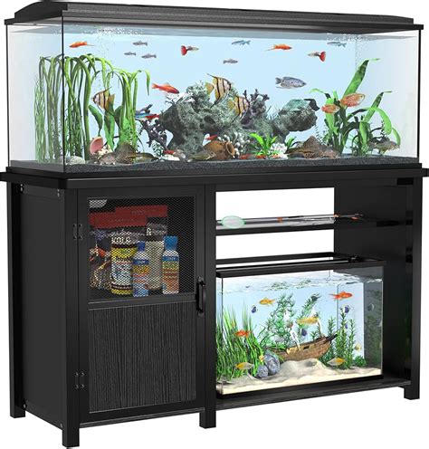 Dextrus Heavy Duty Metal Aquarium Stand With Power Outlets Off