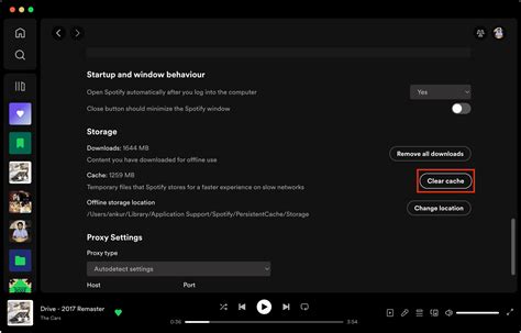 how to clear spotify