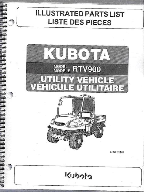 Exploring The Components Of The Kubota Rtv 1100 Illustrated Parts Diagram