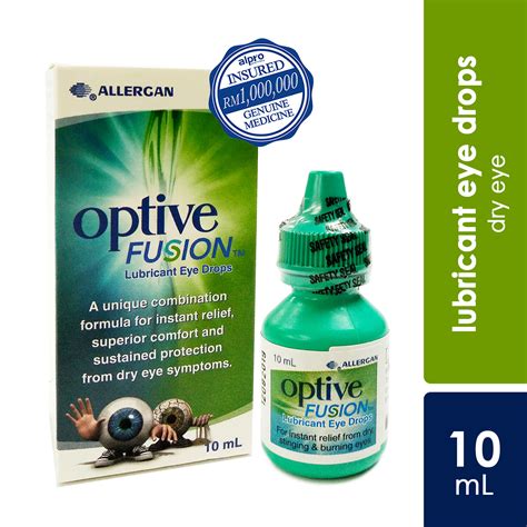 Optive Fusion Lubricant Eye Drops Ml Protection From Dry Eyes