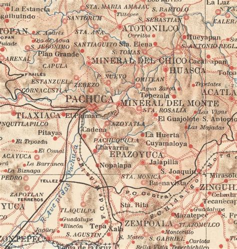 Mapoteca De Pzz On Twitter Pachuca Era La Capital La Ciudad M S