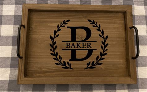 Personalized Wood Serving Tray/customizable/wedding Gift/farmhouse ...