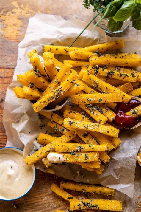 Garlic Parmesan Herb Butter Polenta Fries With Lemon Aioli Artofit