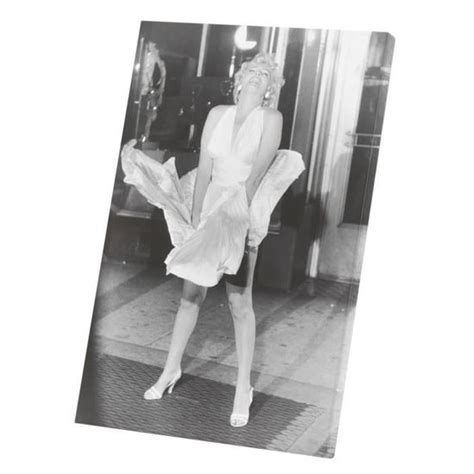 Tableau Décoratif Marilyn Monroe Robe Metro Sex Symbol Photo Vintage