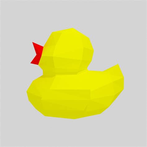 Blend Swap Low Poly Rubber Duck