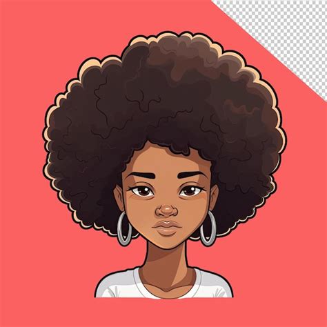 Ilustraci N Cautivadora De Una Chica Afro Para Su Art Culo Archivo