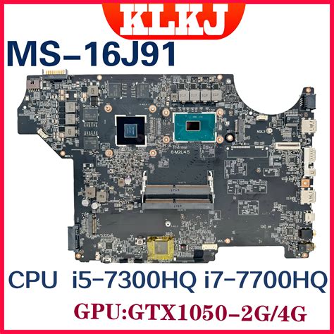 Kefu Placa Base Para Ordenador Portátil Ms 16j91 Para Msi Ms 16j9