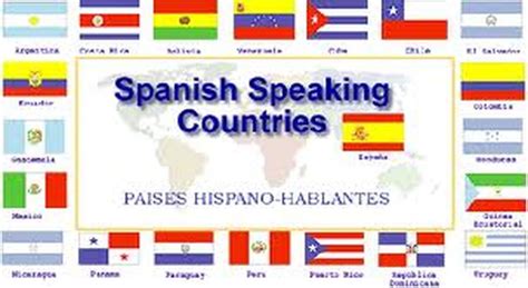 Spanish Speaking Countries - La clase de ESPAÑOL