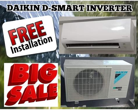 Daikin D Smart Inverter Split Type Aircon Tv And Home Appliances Air