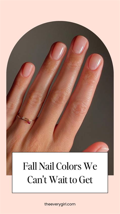 The Very Best Nail Colors Of Fall 2024 Nail Colors Fall Nail Colors