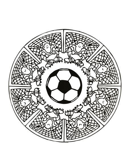 Sint Tico Foto Mandalas De Futbol Para Colorear Actualizar