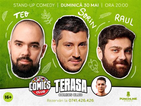 Bilete Stand Up Cu Sorin Raul I Teo Pe Teras La Comicsclub Mai