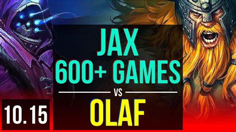 Jax Vs Olaf Top Early Solo Kills Games Solo Kills Kda