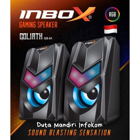 Jual Inbox GS01 I GS 01 Goliath Speaker Gaming RGB 2 0 Jakarta