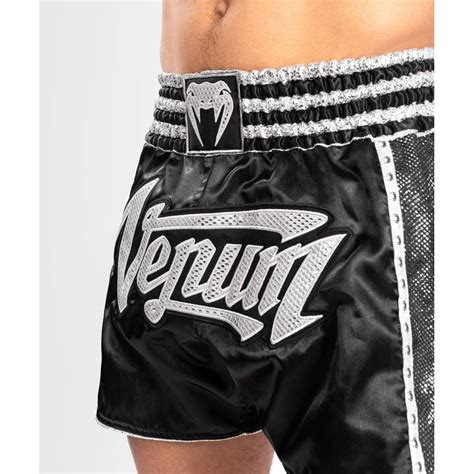 Venum Spodenki Muay Thai Absolute 2 0 Czarno Srebrne Sklep MMAniak Pl