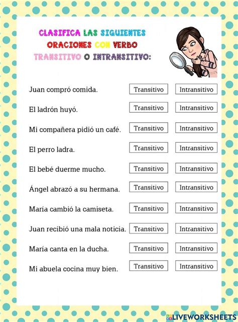 A Spanish Language Worksheet With Words And Pictures