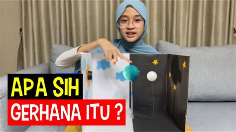 Gerhana Matahari Bulan Tugas Sekolah Kelas Sd Youtube