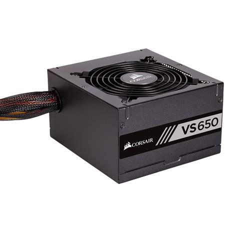 Corsair VS650 v2 (2018) Strømforsyning - 650 Watt - 120 mm - 80 Plus ...