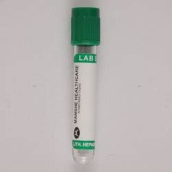 Heparin Lithium Blood Collection Tube At Rs Piece Non Vacuum