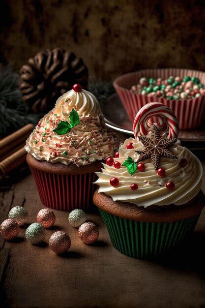 Premium AI Image | Delicious aesthetic cupcake abstract seasonal ...